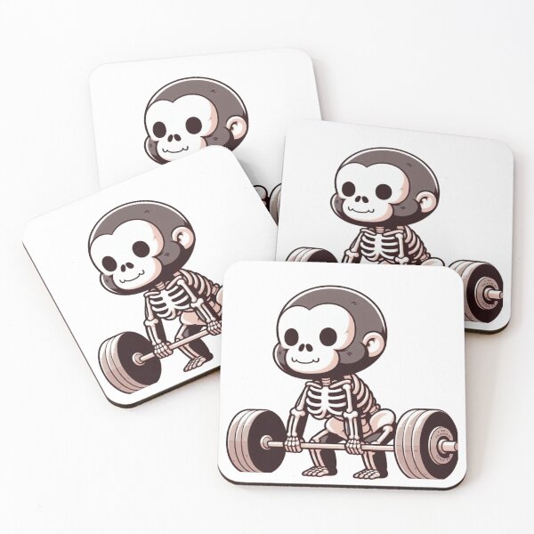 Item preview, Deadlift: Cute Gorilla designed and sold by LemuellTrends.
