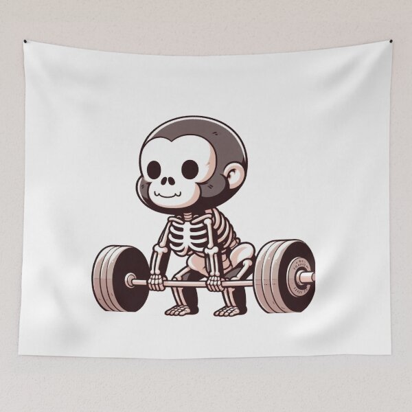 Item preview, Deadlift: Cute Gorilla designed and sold by LemuellTrends.