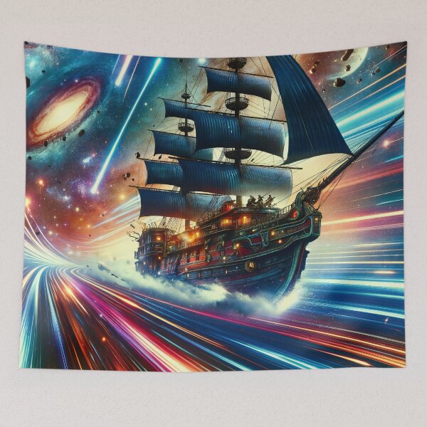 Item preview, Warp Speed Wanderers designed and sold by ArtComixHaven.