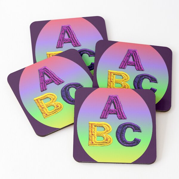 Item preview, letter ABC, monogram . typography collage. ABC art. gift 2024 designed and sold by Minibubb.