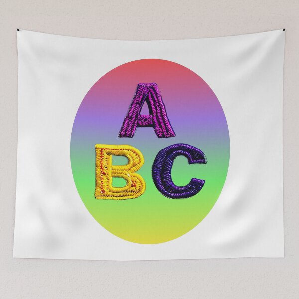 Item preview, letter ABC, monogram . typography collage. ABC art. gift 2024 designed and sold by Minibubb.