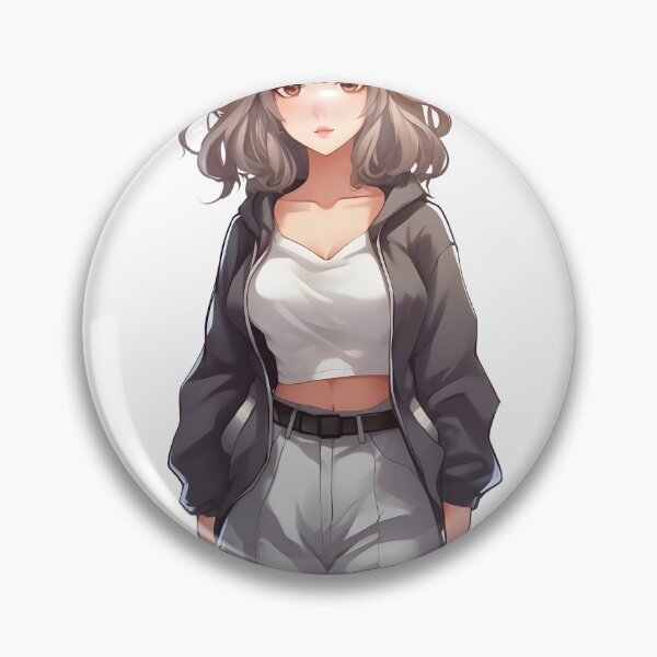 Item preview, Waifu Anime Girl with Top designed and sold by GlobalDesigns-.