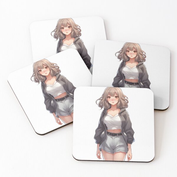 Item preview, Waifu Anime Girl with Top designed and sold by GlobalDesigns-.
