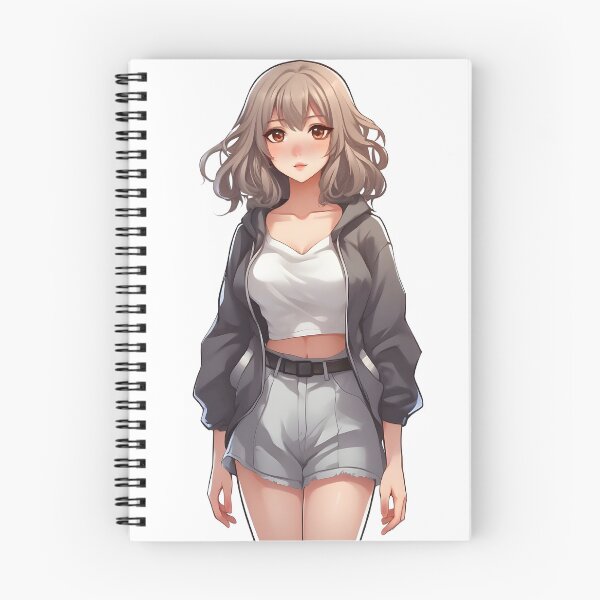 Item preview, Waifu Anime Girl with Top designed and sold by GlobalDesigns-.
