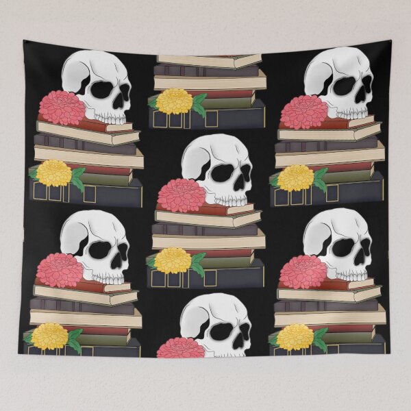 Item preview, Old books with a skull designed and sold by Artistkhg.