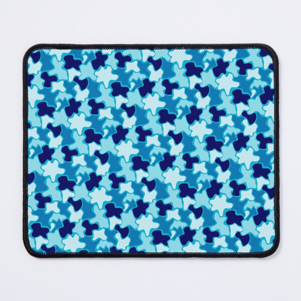 Item preview, Blue Ice Fashion Camo Camouflage Blob Pattern Textile designed and sold by Alchemy-A-La-G.