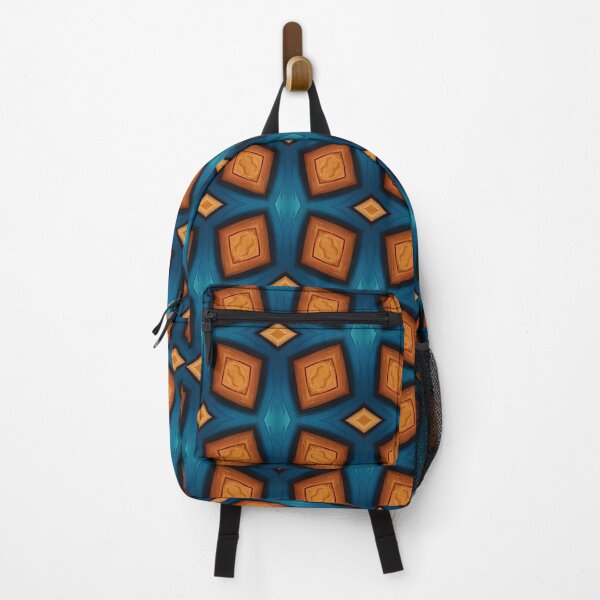 Item preview, A pattern of blue and orange squares designed and sold by johndesign88.