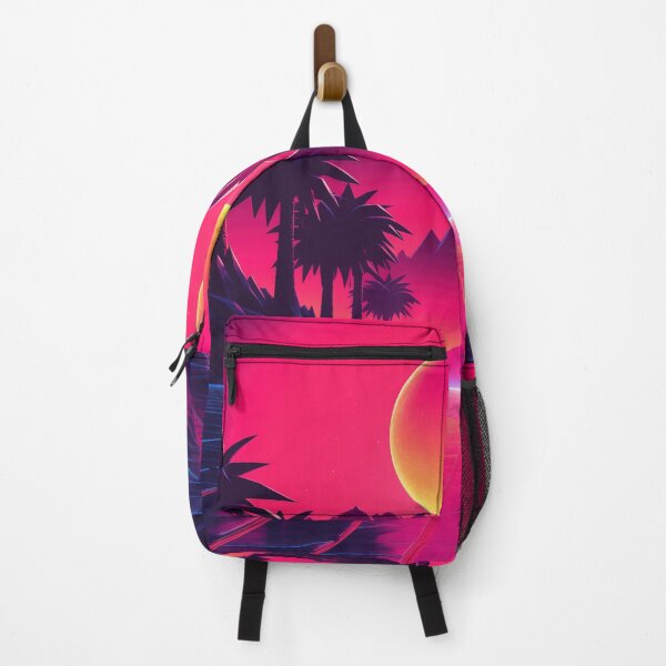 Item preview, Synthwave Sunset: Tropical Aura designed and sold by Mullet Monkey.