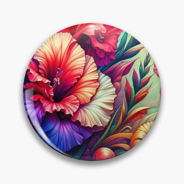 Item preview, Vibrant August Blooms Gladiolus & Poppy Fusion designed and sold by NAFDesigns.