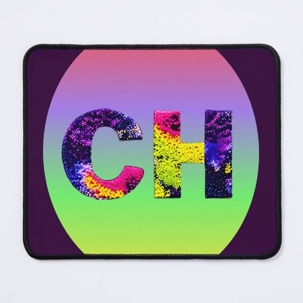 Item preview, letter CH, monogram 2. typography collage. ABC art. gift 2024 designed and sold by Minibubb.