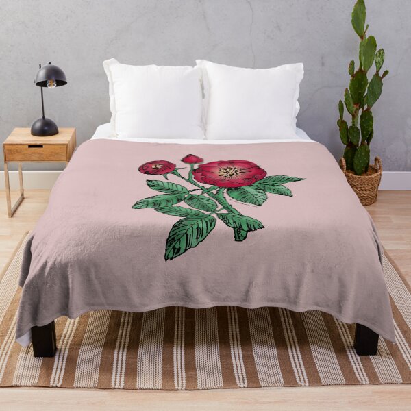 Item preview, Dark Red Globular Rose Bloom Single 1-7 Petals Almost Flat designed and sold by Rachael Taylor.