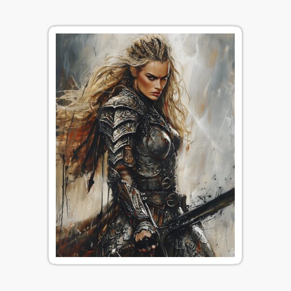 Item preview, Woman Warrior - Fantasy Art designed and sold by Seeker7Seven.