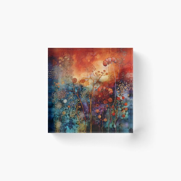 Item preview, Rustic Organic Abstract designed and sold by Red Witch Art.