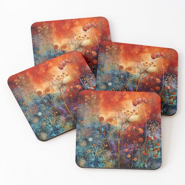 Item preview, Rustic Organic Abstract designed and sold by Red Witch Art.