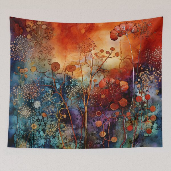 Item preview, Rustic Organic Abstract designed and sold by Red Witch Art.