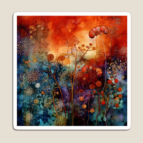 Item preview, Rustic Organic Abstract designed and sold by Red Witch Art.