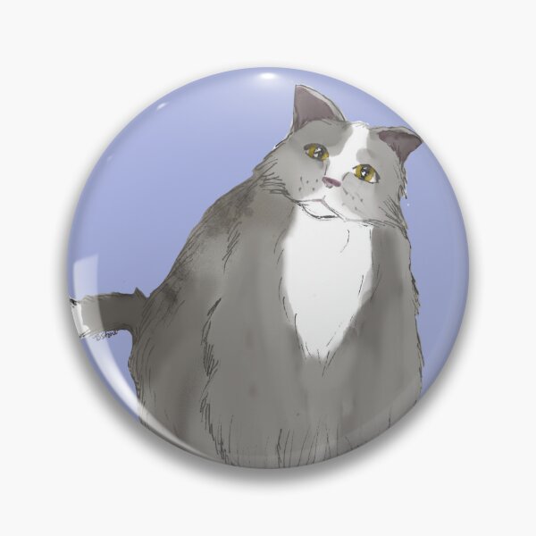 Item preview, Plump Gray Cat designed and sold by BrittaniRose.