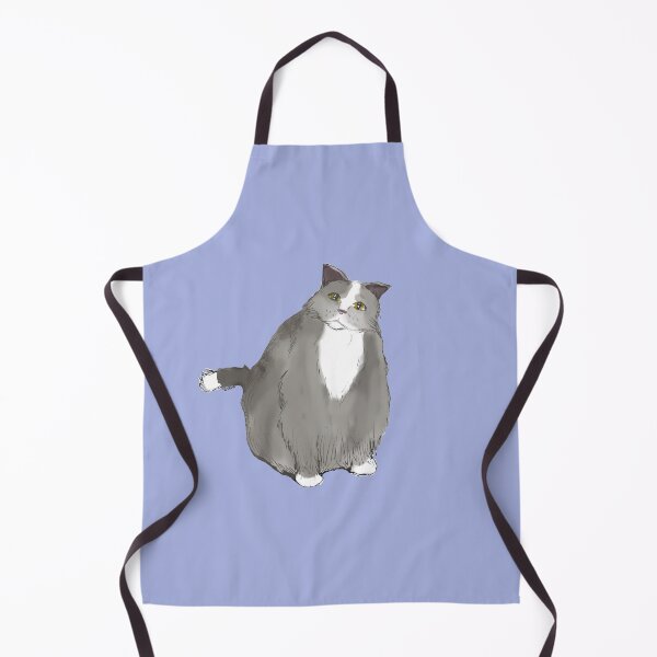 Item preview, Plump Gray Cat designed and sold by Artful Byrd.