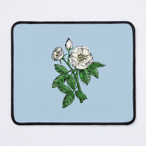 Item preview, White Globular Rose Bloom Single 1-7 Petals Almost Flat designed and sold by Rachael Taylor.