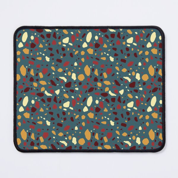 Item preview, Earth & Clay Terrazzo Seamless Continuous Repeating Pattern Textile designed and sold by Alchemy-A-La-G.