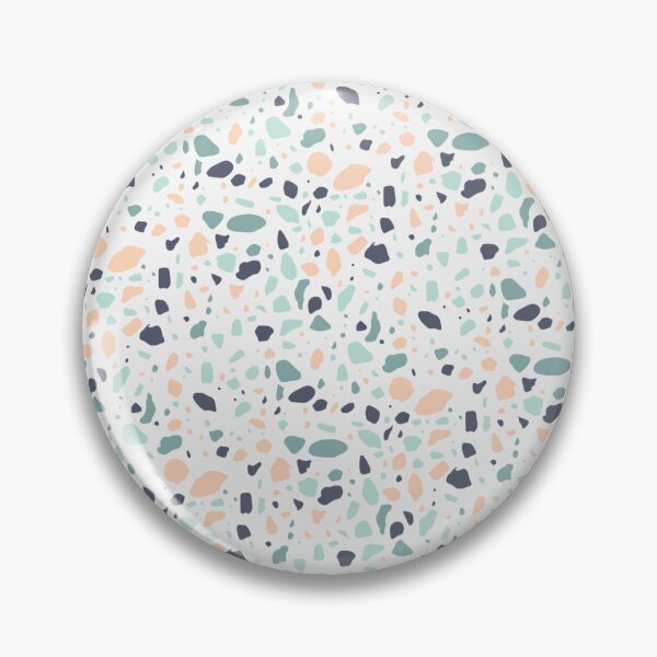 Item preview, Pastel Green & Peach Terrazzo Seamless Continuous Repeating Textile  designed and sold by Alchemy-A-La-G.