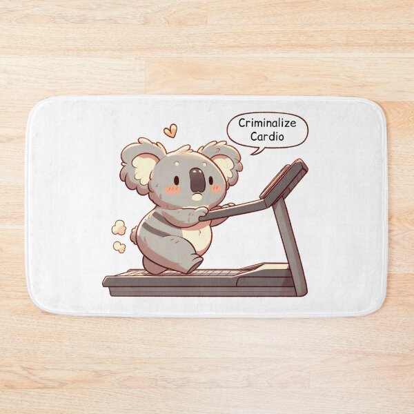 Item preview, Criminalize Cardio: Cute Koala designed and sold by LemuellTrends.