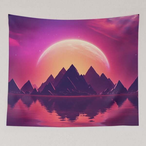 Item preview, Sonic Sunset Serenade: Atmospheric Retro Waves designed and sold by Mullet Monkey.