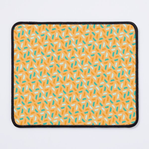 Item preview, Teal Citrus Triangles Seamless Continuous Repeating Pattern Textile  designed and sold by Alchemy-A-La-G.