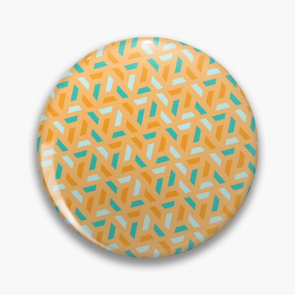 Item preview, Teal Citrus Triangles Seamless Continuous Repeating Pattern Textile  designed and sold by Alchemy-A-La-G.