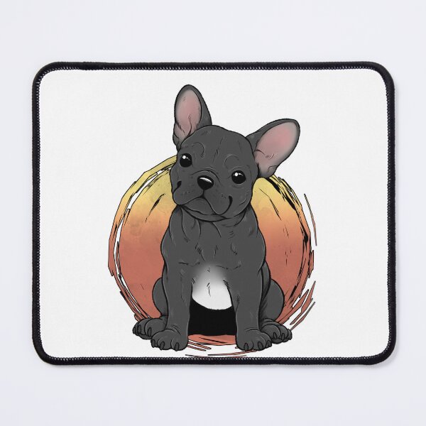 Item preview, Adorable Black French Bulldog Puppy, Cute Puppy Art designed and sold by FurPalArt.