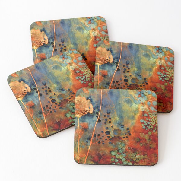 Item preview, Rustic Organic Abstract designed and sold by Red Witch Art.
