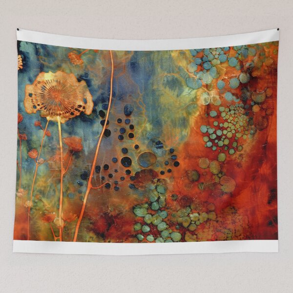 Item preview, Rustic Organic Abstract designed and sold by Red Witch Art.