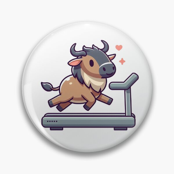 Item preview, Cardio: Cute Gnu designed and sold by LemuellTrends.