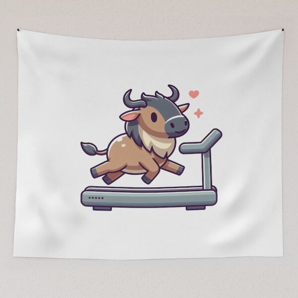Item preview, Cardio: Cute Gnu designed and sold by LemuellTrends.
