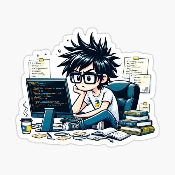 Python Pondering: A Programmer's Deep Dive into Code Sticker