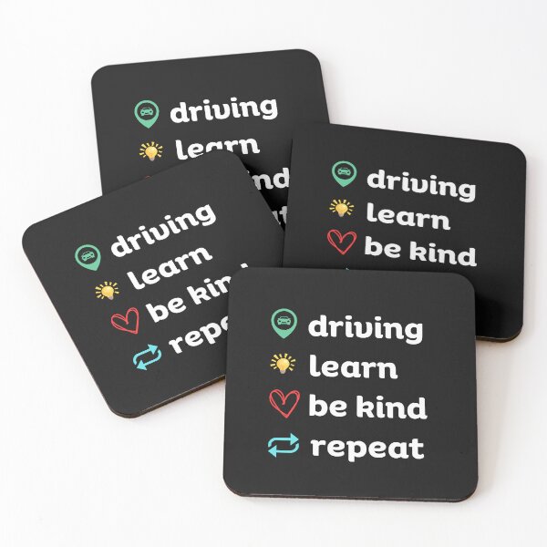 Item preview, Driving Learn Be Kind  Repeat designed and sold by artbyfattah.