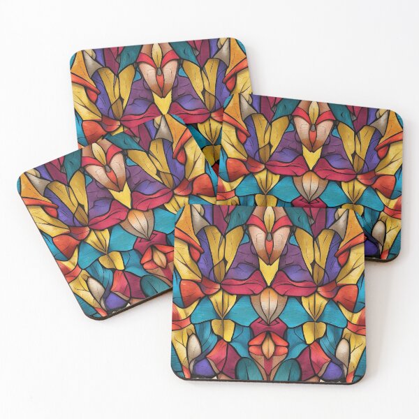 Item preview, A colorful pattern of leaves designed and sold by johndesign88.