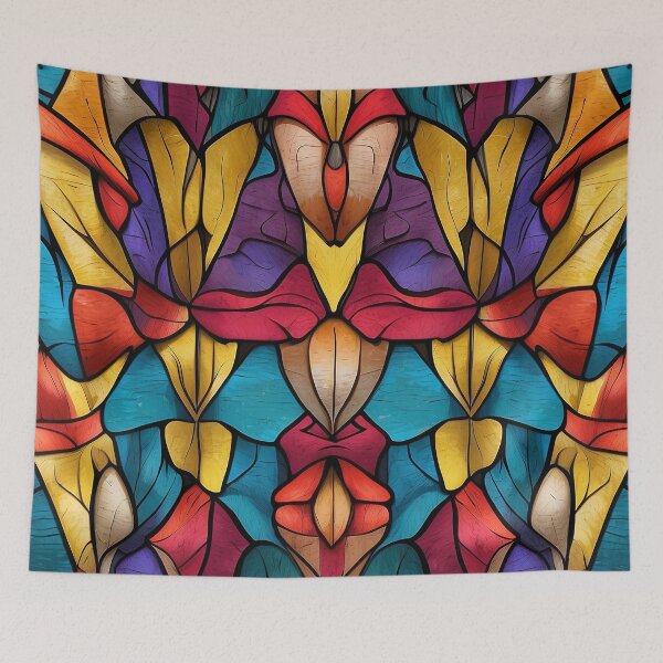 Item preview, A colorful pattern of leaves designed and sold by johndesign88.