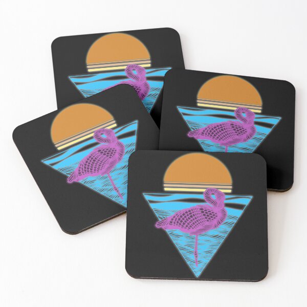 Item preview, Vaporwave Flamingo designed and sold by Cephalopod-Art.