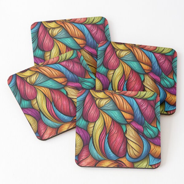 Item preview, A colorful swirly pattern designed and sold by johndesign88.