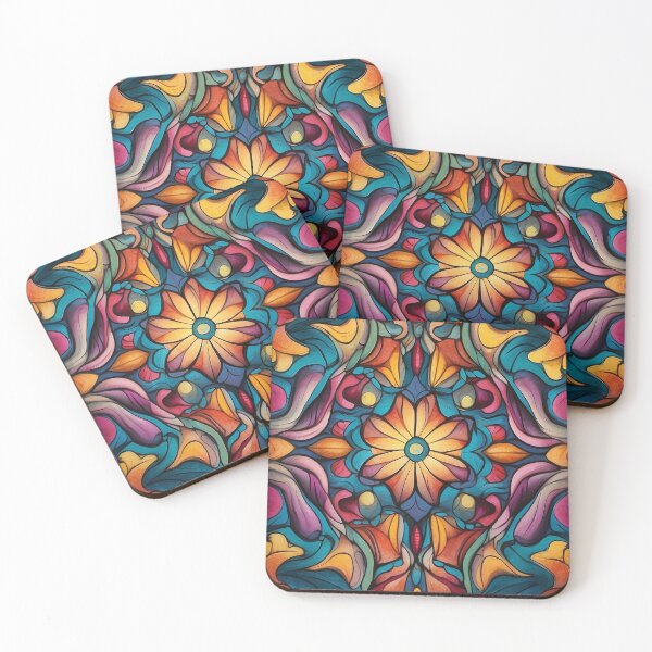 Item preview, A colorful art with a flower designed and sold by johndesign88.