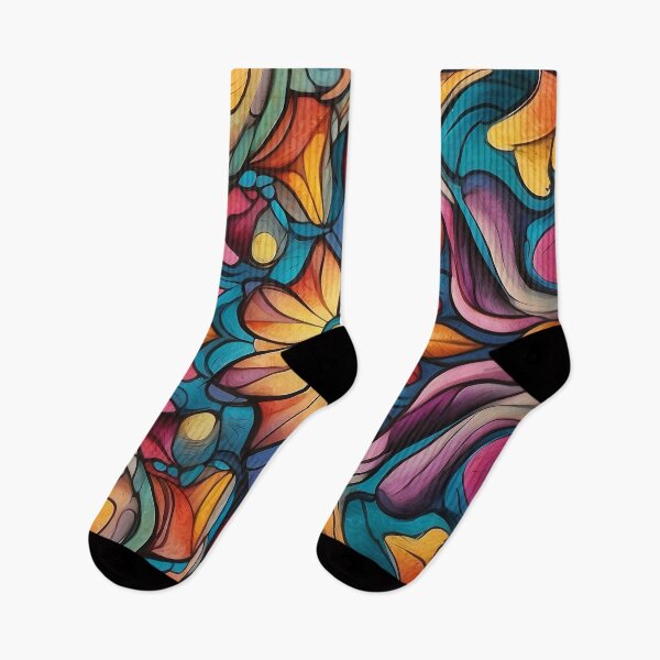 Item preview, A colorful art with a flower designed and sold by johndesign88.