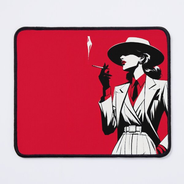 Item preview, Noir Crime Woman in a White Suit designed and sold by RESToRAPTOR.