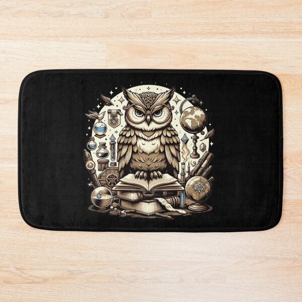 Item preview, Wise Owl in Enchanted Library designed and sold by lAnJefurtifeu.