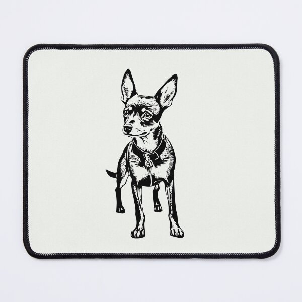 Item preview, mini pinscher sticker designed and sold by exponentialart.