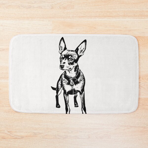 Item preview, mini pinscher sticker designed and sold by exponentialart.