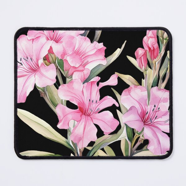 Item preview, Oleander blossom, Oleander, flowers, floral art, watercolor illustration of nerium oleander, poisonous plant, wild oleander designed and sold by Dahlann.