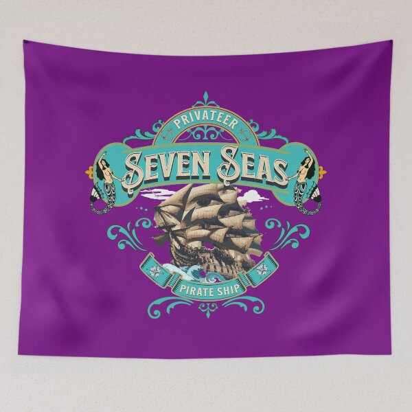 Item preview, Seven Seas Man Of War Pirate Ship designed and sold by Emeris.