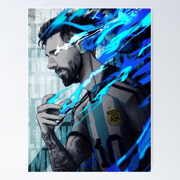 Vista previa del artículo con la obra «ILUSTRACIÓN CELEBRACIÓN DEL NUEVO GOL DE LIONEL MESSI 2023 2024», diseñado y vendido por BradleeKenzo.