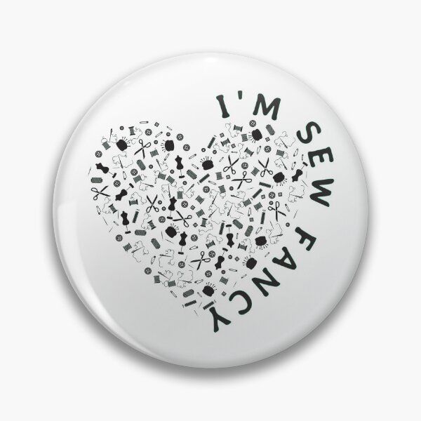Item preview, Cute Sewing Kit In Heart Shape Sewer Sewing Craft Lover Gift - I'm Sew Fancy designed and sold by Wiss2Arts.